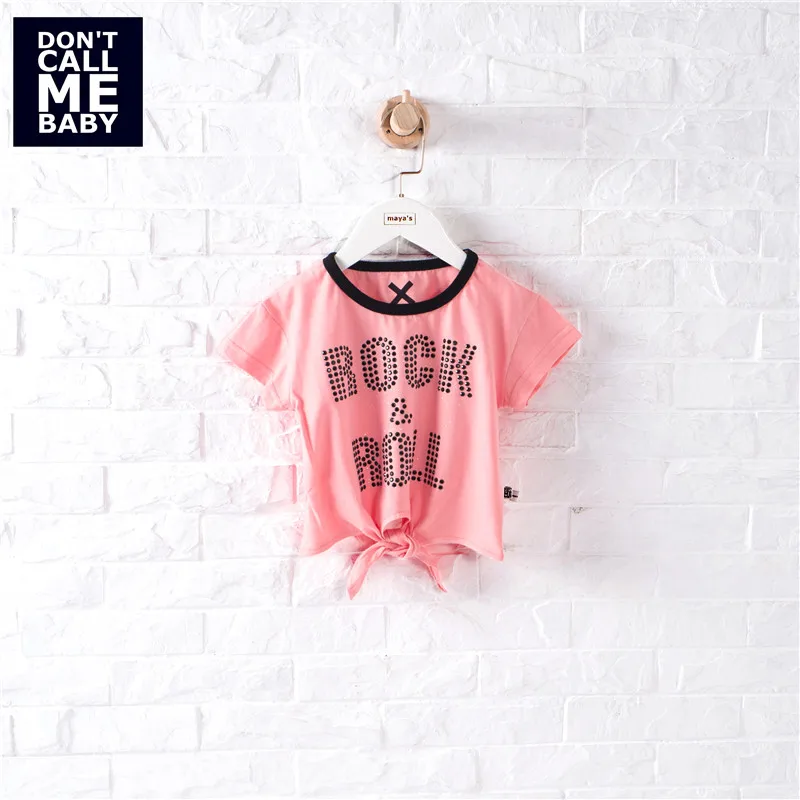 DON`T CALL ME BABY Girls Fashion Pink Summer Shirts Kids Crisscross Fashion Cotton Soft Tops Children New Basic T-Shirts 91218
DON`T CALL ME BABY Girls Fashion Pink Summer Shirts Kids Crisscross Fashion Cotton Soft Tops Children New Basic T-Shirts 91218