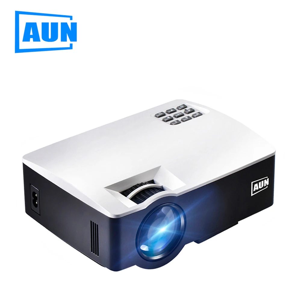 AUN Projector 1800 Lumens TV LED Home Theater LED Projector mini Projetor(Optional Android 6 Version Support 4K Play ) AKEY1
AUN Projector 1800 Lumens TV LED Home Theater LED Projector mini Projetor(Optional Android 6 Version Support 4K Play ) AKEY1