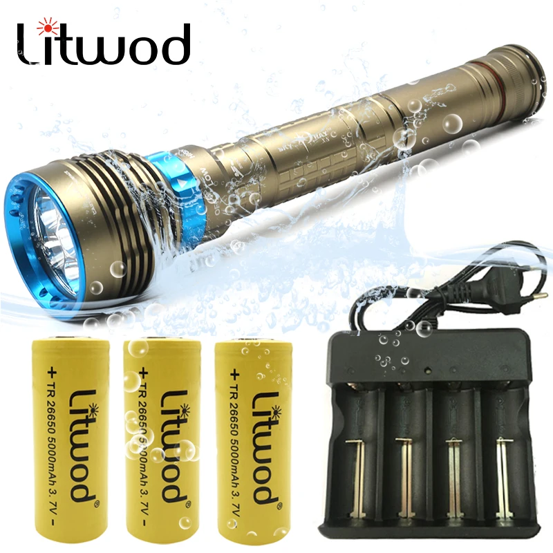Z20 DX7 XML T6 7 Led 13000 lumens Super bright Diving Flashlight Swimming flashlight Light Waterproof Torch Underwater 100m
Z20 DX7 XML T6 7 Led 13000 lumens Super bright Diving Flashlight Swimming flashlight Light Waterproof Torch Underwater 100m