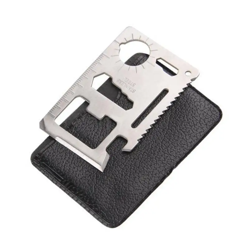 11 in 1 Camping Tool Card Knife Multi Tools Silver Multifunction Outdoor Hunting Survival Camping Pocket Military Card Knife
11 in 1 Camping Tool Card Knife Multi Tools Silver Multifunction Outdoor Hunting Survival Camping Pocket Military Card Knife