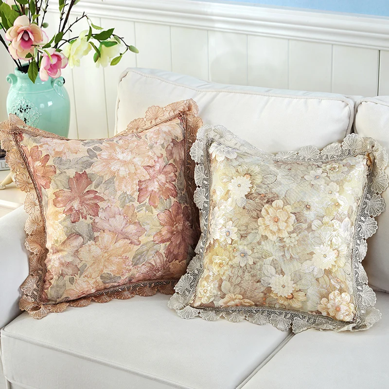 Shabby Chic Floral Pillow Case Jacquard Lace Floral Wedding Decor Cushion Cover Home Decorative Pillow Cover 45x45cm/40x60cm
Shabby Chic Floral Pillow Case Jacquard Lace Floral Wedding Decor Cushion Cover Home Decorative Pillow Cover 45x45cm/40x60cm