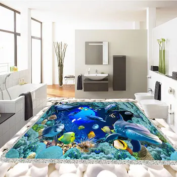 Dolphins Photo Wallpaper Modern 3d Vinyl Flooring Murals Children's Room Anti Wear Waterproof PVC Self Adhesive Floor Stickers
Dolphins Photo Wallpaper Modern 3d Vinyl Flooring Murals Children's Room Anti Wear Waterproof PVC Self Adhesive Floor Stickers