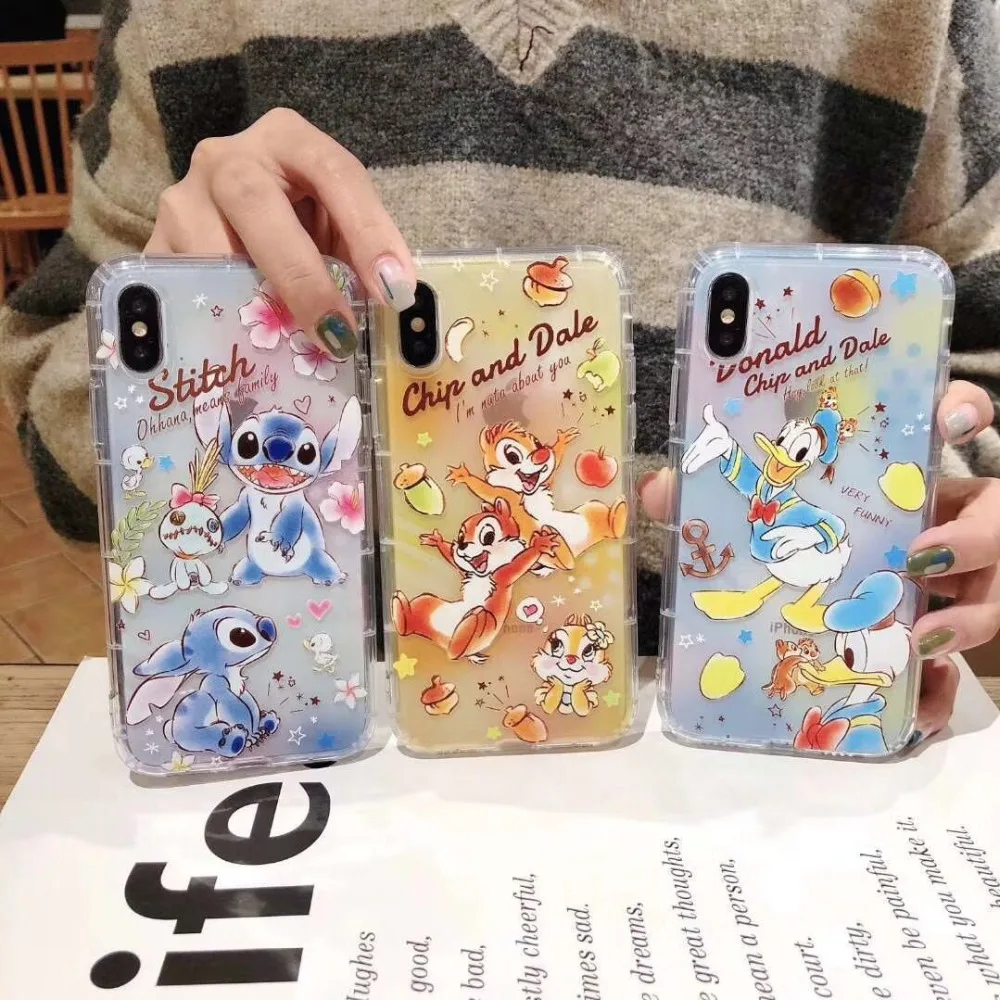 Happy cute Stitch Donald Duck Squirrel Symphony Gradient Drop-proof TPU cover case for iphone MAX XS XR 6 7 8 plus phone case
Happy cute Stitch Donald Duck Squirrel Symphony Gradient Drop-proof TPU cover case for iphone MAX XS XR 6 7 8 plus phone case