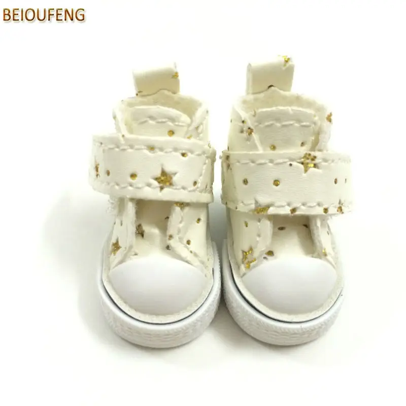 BEIOUFENG 3.5CM Doll Shoes Sneakers Shoes for Blythe Doll Toy,1/8 BJD Doll Footwear Gym Shoes with Star Polka Dot Pattern 2 Pair
BEIOUFENG 3.5CM Doll Shoes Sneakers Shoes for Blythe Doll Toy,1/8 BJD Doll Footwear Gym Shoes with Star Polka Dot Pattern 2 Pair