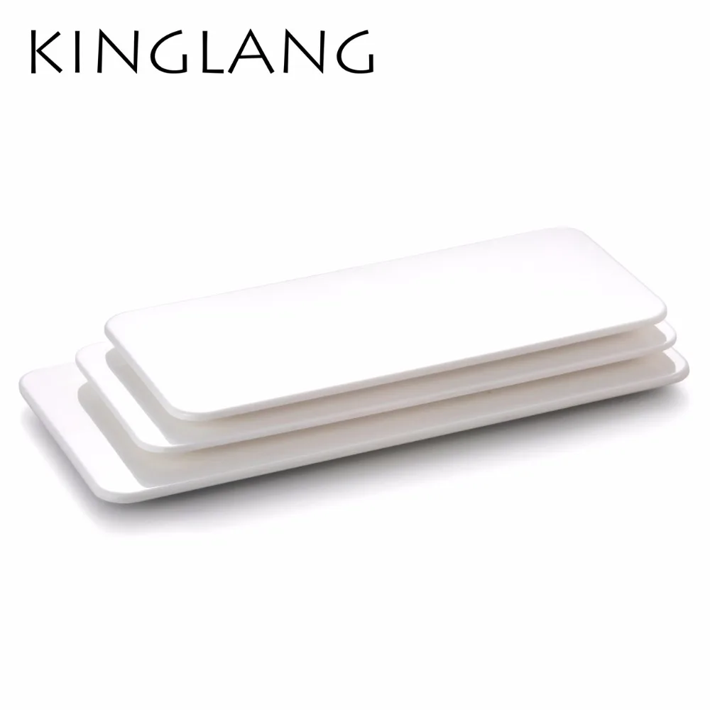 Plato de sushi plano de melamina blanca pura para el uso de exhibición de pastel de restaurante japonés
Plato de sushi plano de melamina blanca pura para el uso de exhibición de pastel de restaurante japonés