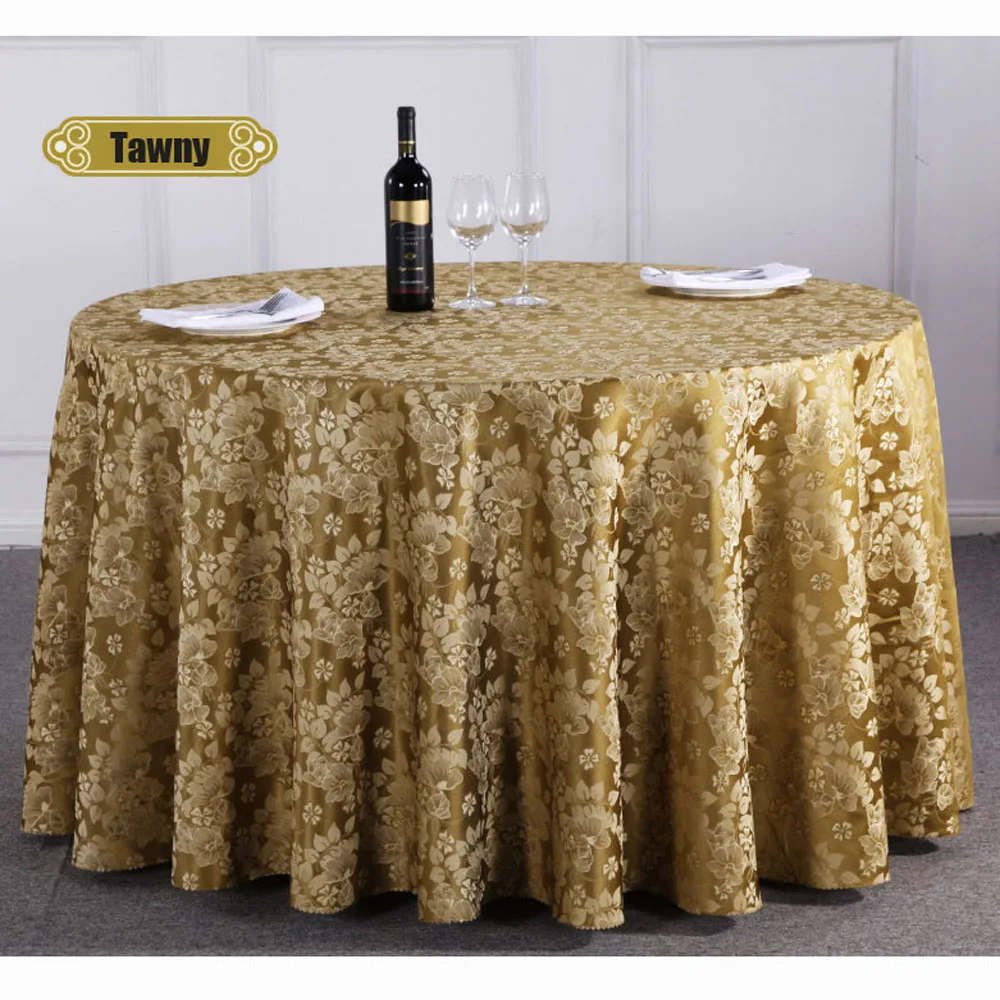 1PC Chinese Luxury Floral Hotel Banquet Table Cloth Round Restaurant Thick Polyester Tablecloth Home Table Cover Coffee/Yellow
1PC Chinese Luxury Floral Hotel Banquet Table Cloth Round Restaurant Thick Polyester Tablecloth Home Table Cover Coffee/Yellow
