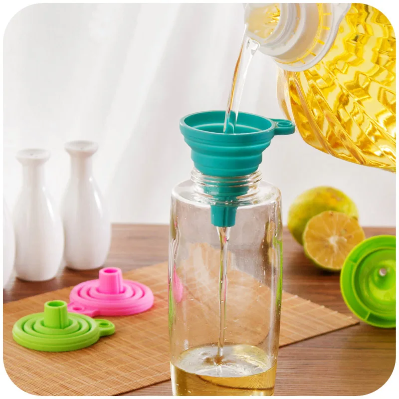 1PC Medical Silicone Gel Foldable & Retractable Style Funnel Hopper Kitchen Accessory Cooking Tools Wholesale Free Shipping
1PC Medical Silicone Gel Foldable & Retractable Style Funnel Hopper Kitchen Accessory Cooking Tools Wholesale Free Shipping