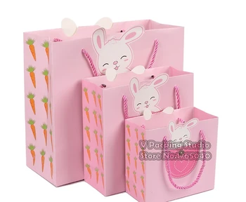 Pink Cartoon Rabbit Paper Gift Bags with Handles ,Party Bags Candy Bag, Baby Shower Birthday Party Supplies
Pink Cartoon Rabbit Paper Gift Bags with Handles ,Party Bags Candy Bag, Baby Shower Birthday Party Supplies