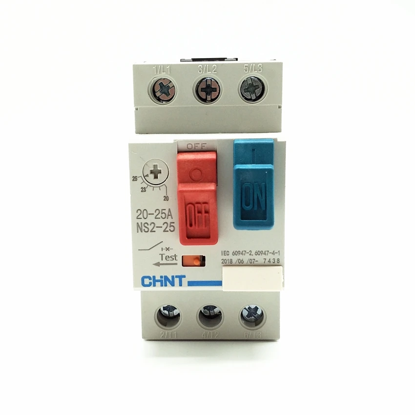 CHINT NS2-25 0.25~25A Manual Motor Starter Motor protector starter Circuit Breaker
CHINT NS2-25 0.25~25A Manual Motor Starter Motor protector starter Circuit Breaker