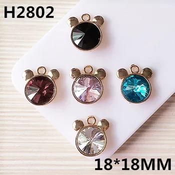 Newest Trendy Rounds Rhinestone Decoration Alloy gold-color Tone Cartoon mouse Heads Shape Charms diy Jewelry pendant Accessory
Newest Trendy Rounds Rhinestone Decoration Alloy gold-color Tone Cartoon mouse Heads Shape Charms diy Jewelry pendant Accessory