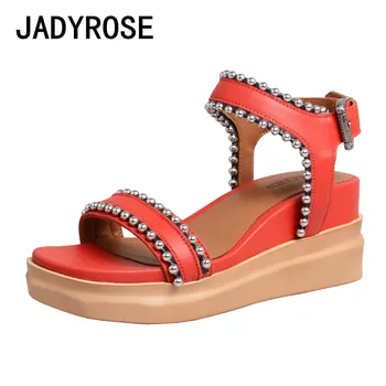 Red Leather Women Gladiator Sandals Studded Fashion Platform Ladies Summer Shoes Casual Bohemian Beach Sandalias Femmes Zapatos
Red Leather Women Gladiator Sandals Studded Fashion Platform Ladies Summer Shoes Casual Bohemian Beach Sandalias Femmes Zapatos