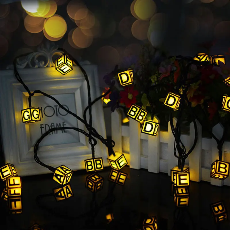 Solar Powered Alphabet String Light 30LED 6M Letters LED Lights for Festivals Christmas Garland Home Kids Room Decoration Lights
Solar Powered Alphabet String Light 30LED 6M Letters LED Lights for Festivals Christmas Garland Home Kids Room Decoration Lights