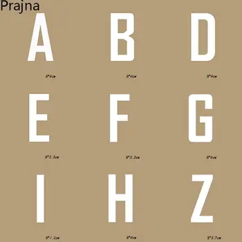 Prajna Alphabet Patches Termoadhesivos Letter Stickers Heat Transfer Patch Logo Garment Applique White English Letter Pattern F
Prajna Alphabet Patches Termoadhesivos Letter Stickers Heat Transfer Patch Logo Garment Applique White English Letter Pattern F