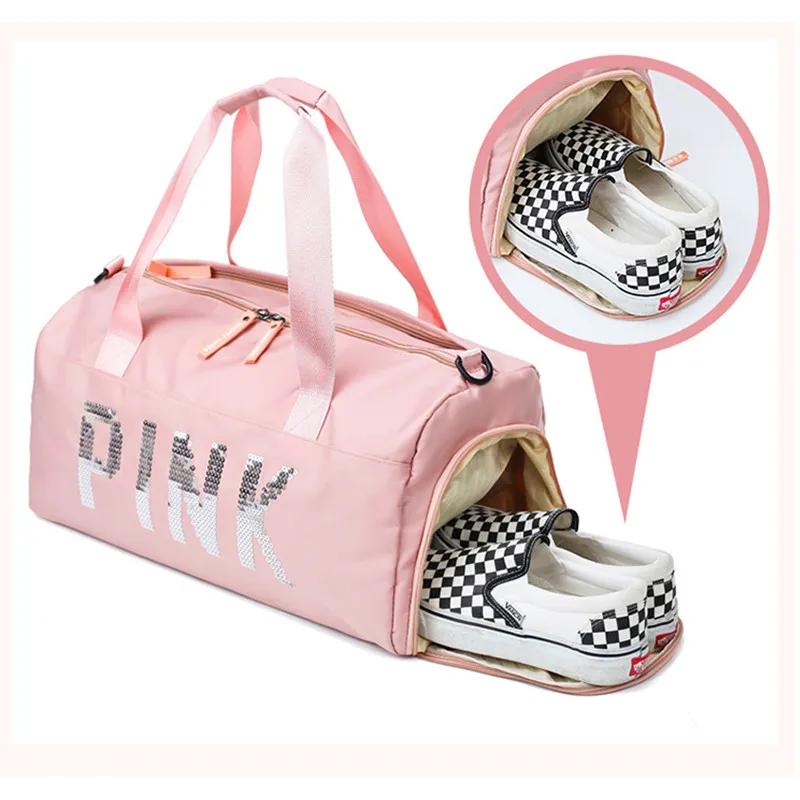 Travel bag female hand luggage bag PINK large capacity dry and wet separation swimming bag male sports fitness bag tide
Travel bag female hand luggage bag PINK large capacity dry and wet separation swimming bag male sports fitness bag tide