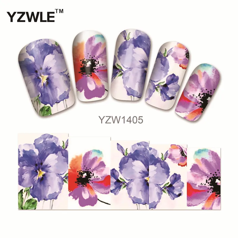 YWK 1 Sheet Chic Flower Nail Art Water Decals Transfer Stickers Splendid Water Decals Sticker(YZW-1405)
YWK 1 Sheet Chic Flower Nail Art Water Decals Transfer Stickers Splendid Water Decals Sticker(YZW-1405)
