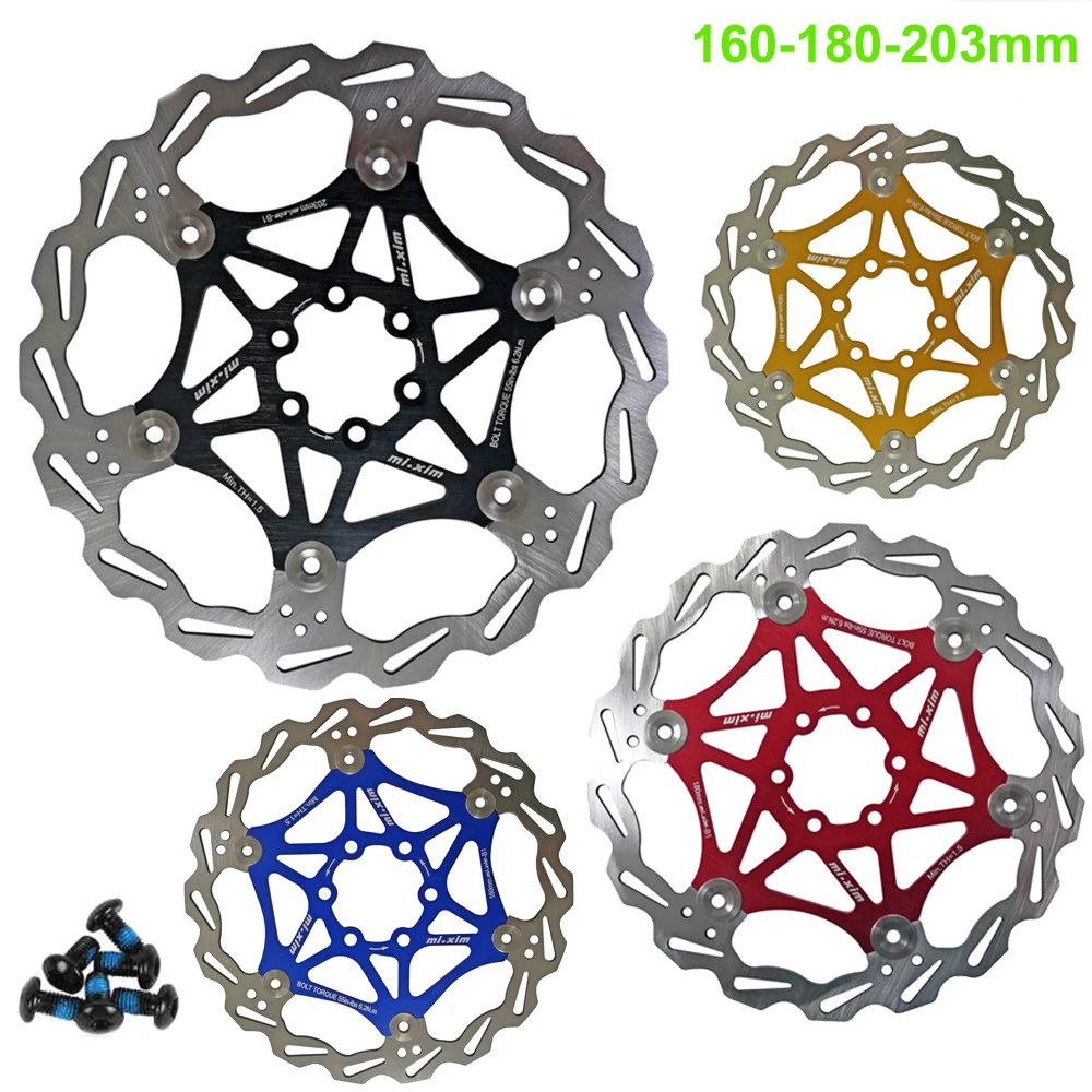 160 мм 180 203 плавающие дисковые тормозные диски велосипедные колодки для горного
