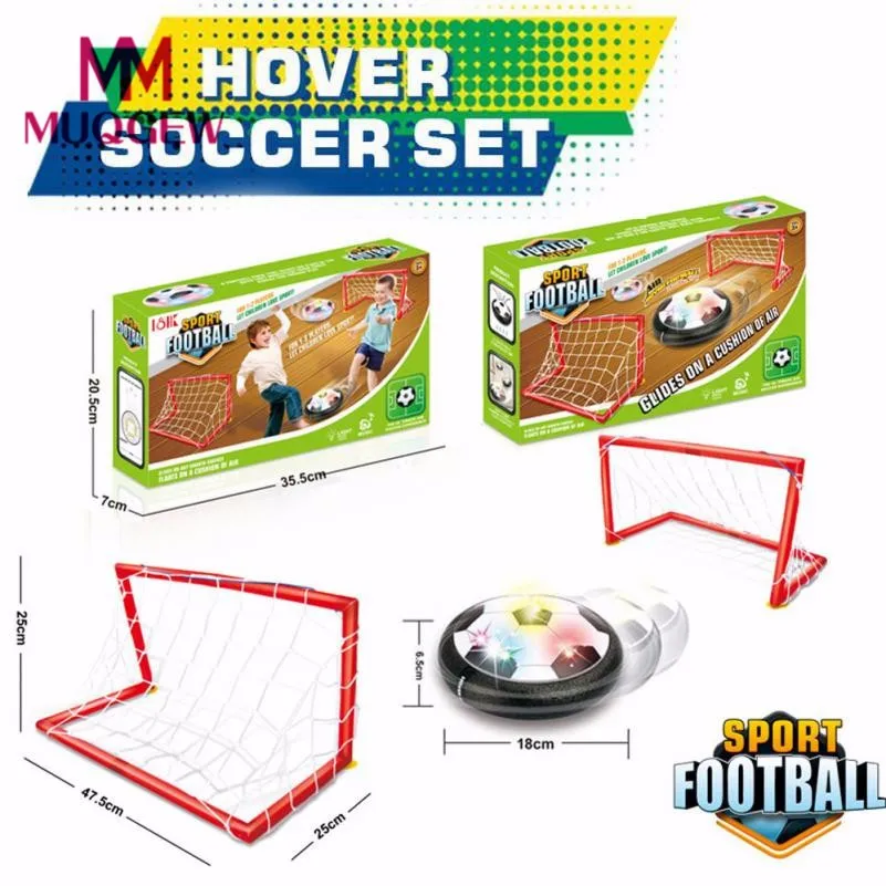 MUQGEW Baby Kids Toy Best Gift LED Air Power Training Ball Soccer Football Goal Set Hover Ball With 2 Gates
MUQGEW Baby Kids Toy Best Gift LED Air Power Training Ball Soccer Football Goal Set Hover Ball With 2 Gates