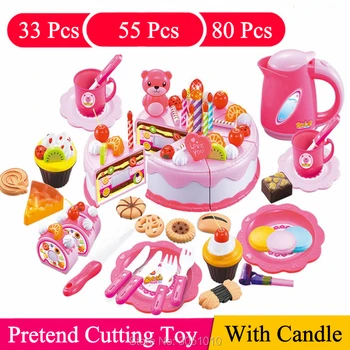 New Sale 1 Set 38/50/80 Pcs Pink Blue DIY Pretend Play Fruit Cutting Birthday Cake Kitchen Food Toys Girl Gift for Children Gift
New Sale 1 Set 38/50/80 Pcs Pink Blue DIY Pretend Play Fruit Cutting Birthday Cake Kitchen Food Toys Girl Gift for Children Gift