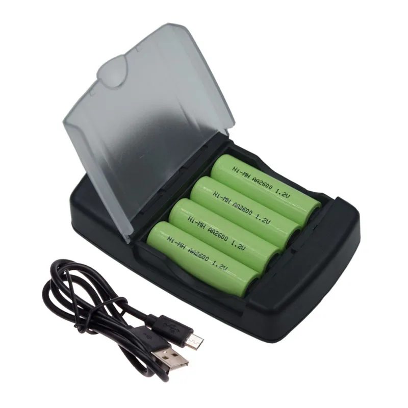 4 Slots smart USB battery charger Intelligent Charger for AA AAA Ni-MH Ni-Cd Rechargeable battery
4 Slots smart USB battery charger Intelligent Charger for AA AAA Ni-MH Ni-Cd Rechargeable battery
