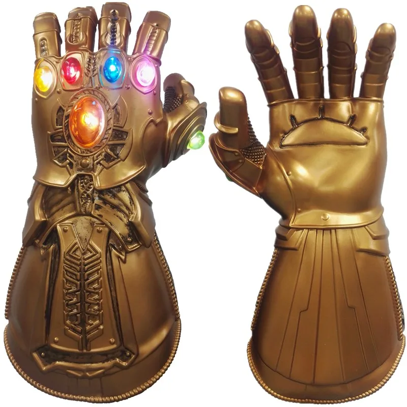 The Avengers 4 Endgame Thanos Gloves Cosplay Prop Avengers LED Gloves PVC Infinity Gauntlet Kids Adult Toys Halloween Party New
The Avengers 4 Endgame Thanos Gloves Cosplay Prop Avengers LED Gloves PVC Infinity Gauntlet Kids Adult Toys Halloween Party New