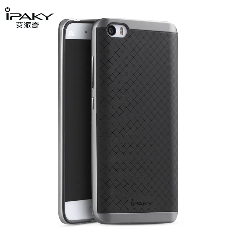 iPaky Brand For Xiaomi Mi6 Case Mi5 Armor Hybrid Soft Silicone Phone Back Cover PC Frame Mi5c Mi 5 5c 6 Pro Prime |