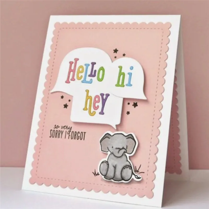 Eastshape Greeting Letter Cutting Dies Hello Hi Metal Cutting Dies Scrapbooking Card Making Die Cuts Craft Card New 2019 Album
Eastshape Greeting Letter Cutting Dies Hello Hi Metal Cutting Dies Scrapbooking Card Making Die Cuts Craft Card New 2019 Album