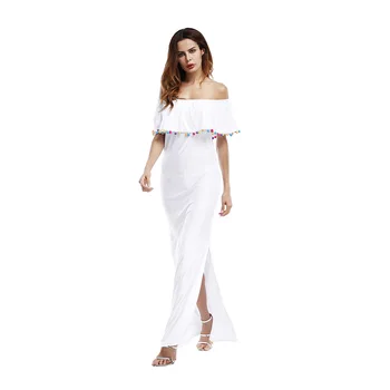 2019 Women Maxi Vestidos De Festa Long Robe White Dress Off Shoulder Femme Bohemian Wrap Elegant Bodycon Dresses
2019 Women Maxi Vestidos De Festa Long Robe White Dress Off Shoulder Femme Bohemian Wrap Elegant Bodycon Dresses