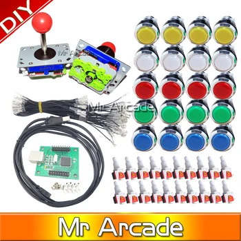 Arcade mame DIY KIT FOR 2 players PC PS/3 2 IN 1 to arcade joystck LED button interface USB 2 player MAME Interface USB to Jamma
Arcade mame DIY KIT FOR 2 players PC PS/3 2 IN 1 to arcade joystck LED button interface USB 2 player MAME Interface USB to Jamma