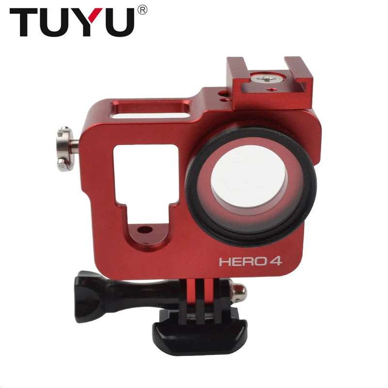 Go Pro accessories Aluminum Alloy Protective Frame Shockproof Metal Case With Lens Cap For Gopro Hero 4 EKEN H9 Plus H6s H5s H7s
Go Pro accessories Aluminum Alloy Protective Frame Shockproof Metal Case With Lens Cap For Gopro Hero 4 EKEN H9 Plus H6s H5s H7s