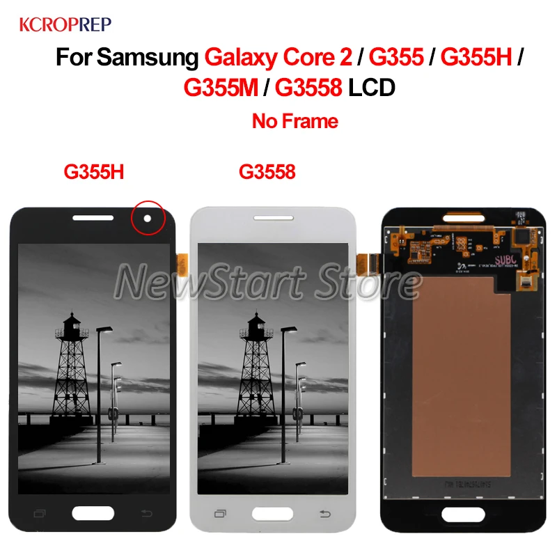 For Samsung Galaxy Core 2 LCD Display Touch Screen Digitizer Assembly 4.5" For Samsung G355 G355H G355M G3558 lcd No Frame 
For Samsung Galaxy Core 2 LCD Display Touch Screen Digitizer Assembly 4.5" For Samsung G355 G355H G355M G3558 lcd No Frame