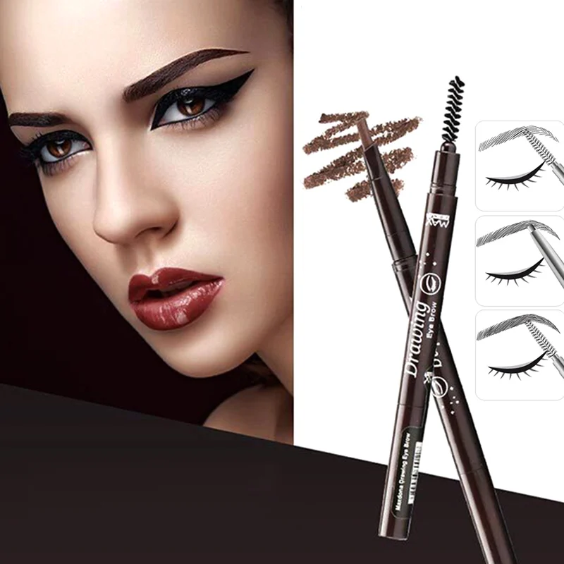Double Heads Automatic Eyebrow Pencil Waterproof Long-lasting Pen with Eyebrow Brush YUF99
Double Heads Automatic Eyebrow Pencil Waterproof Long-lasting Pen with Eyebrow Brush YUF99