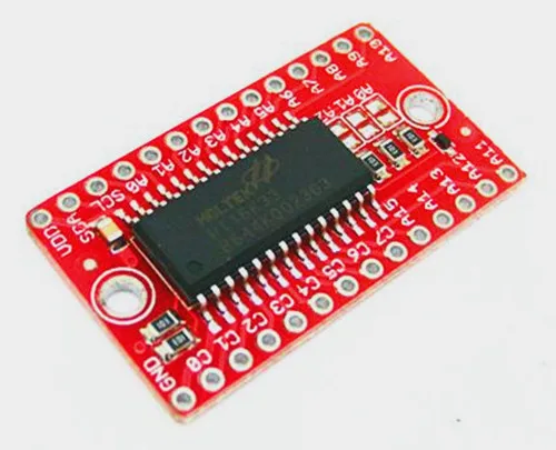 Free Shipping!!! HT16K33 dot matrix LED control driver module / digital tube / driver board (send pin)
Free Shipping!!! HT16K33 dot matrix LED control driver module / digital tube / driver board (send pin)