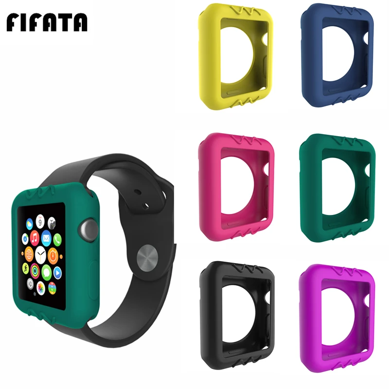 FIFATA For Apple Watch 1/2/3 38 42MM Colorful Silicone Soft Protector Cover Shell Replacement Protective Case For Apple Iwatch
FIFATA For Apple Watch 1/2/3 38 42MM Colorful Silicone Soft Protector Cover Shell Replacement Protective Case For Apple Iwatch