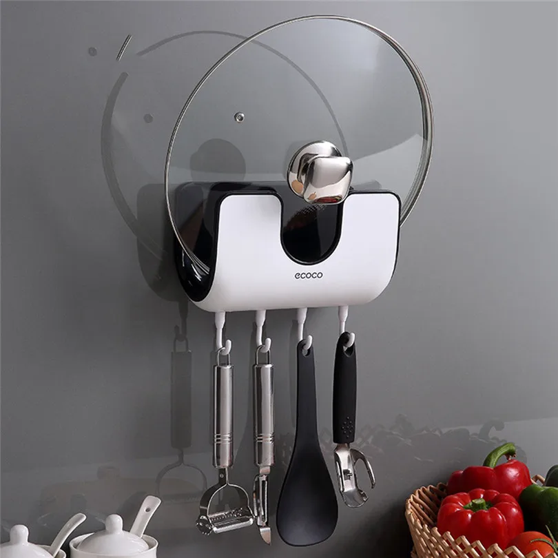 4 hanging Plastic Kitchen Storage Rack Double Layer Punch-Free Rack Wall-Mounted Pan Lid Rack Drain Shelf organizer #4JY8
4 hanging Plastic Kitchen Storage Rack Double Layer Punch-Free Rack Wall-Mounted Pan Lid Rack Drain Shelf organizer #4JY8