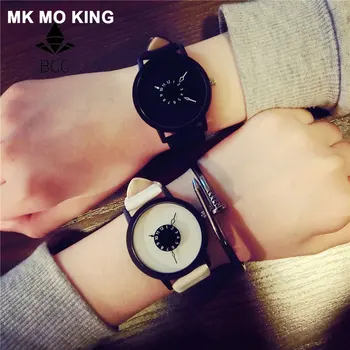 Fashion neutral Harajuku style men's / women's couple watches classic leather quartz clock ladies wrist watch clock bracelet
Fashion neutral Harajuku style men's / women's couple watches classic leather quartz clock ladies wrist watch clock bracelet