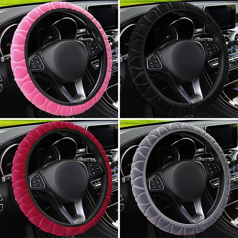 Universal Vehicle Soft Warm Plush Covers Car Steering-Wheel Cover Leopard Print Winter Steering Wheel Hubs Warm Covers Elastic
Universal Vehicle Soft Warm Plush Covers Car Steering-Wheel Cover Leopard Print Winter Steering Wheel Hubs Warm Covers Elastic