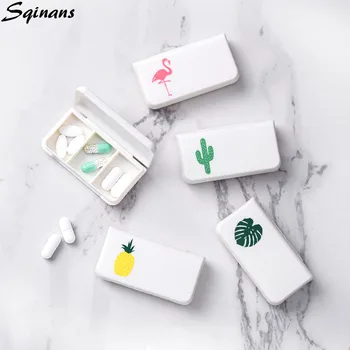 Sqinans Portable Mini Pill Case Medicine Boxes Pill Medical Kit Flamingo Cactus Leaf Pill Organizer Case with 3 Lattices
Sqinans Portable Mini Pill Case Medicine Boxes Pill Medical Kit Flamingo Cactus Leaf Pill Organizer Case with 3 Lattices