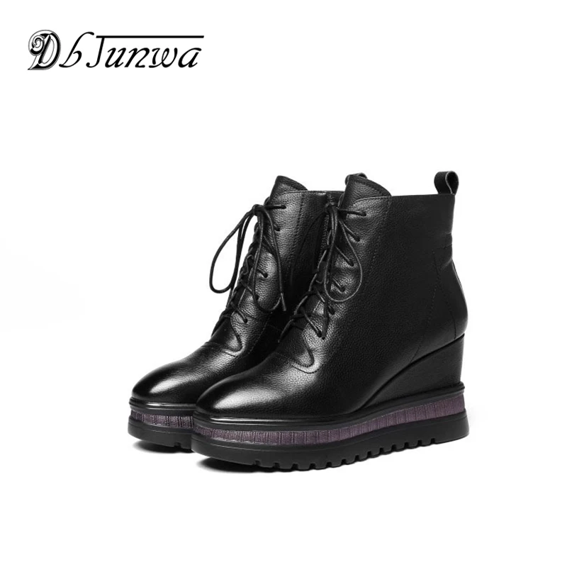2019 Genuine Leather Sexy Women Shoes Fashion Round Toe Side Zipper Wedges Booties Lace-Up Waterproof Women's Cotton Snow Boots
2019 Genuine Leather Sexy Women Shoes Fashion Round Toe Side Zipper Wedges Booties Lace-Up Waterproof Women's Cotton Snow Boots