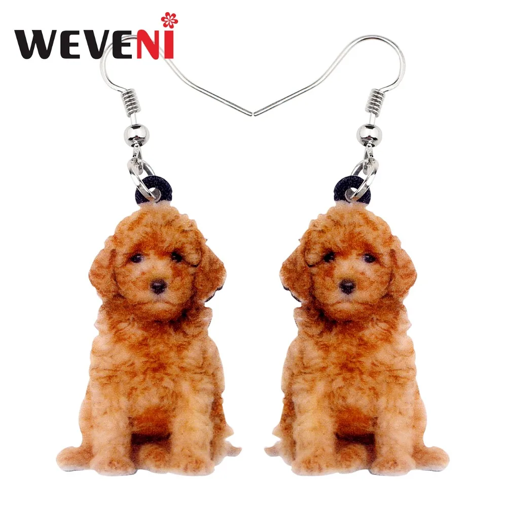 WEVENI Acrylic Lovely Teddy Dog Earrings Big Long Dangle Drop Animal Jewelry For Women Girls Ladies Teens Accessories Wholesale
WEVENI Acrylic Lovely Teddy Dog Earrings Big Long Dangle Drop Animal Jewelry For Women Girls Ladies Teens Accessories Wholesale