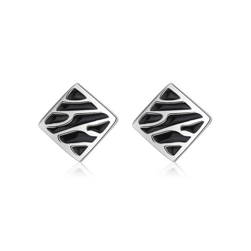 Everoyal Trendy 925 Silver Earrings For Men Jewelry Fashion Glaze Black Square Stud Earrings For Men Women Accessories Girls
Everoyal Trendy 925 Silver Earrings For Men Jewelry Fashion Glaze Black Square Stud Earrings For Men Women Accessories Girls