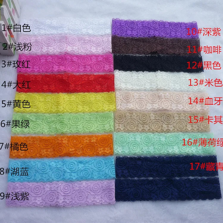 2017 Wholesale 1.5" Elastic Lace Floral Headbands Baby Wide Hair Band Headwear Children Accessories 360pcs/lot Free Shipping
2017 Wholesale 1.5" Elastic Lace Floral Headbands Baby Wide Hair Band Headwear Children Accessories 360pcs/lot Free Shipping