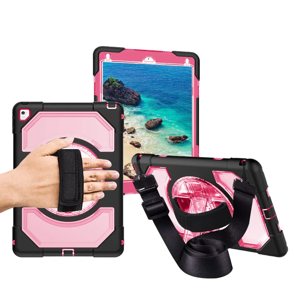 Miesherk Case for iPad Pro 9.7 with 360 Degree Rotating Hand Strap, Neck Strap and Kickstand - Shockproof Drop Protection Cover
Miesherk Case for iPad Pro 9.7 with 360 Degree Rotating Hand Strap, Neck Strap and Kickstand - Shockproof Drop Protection Cover