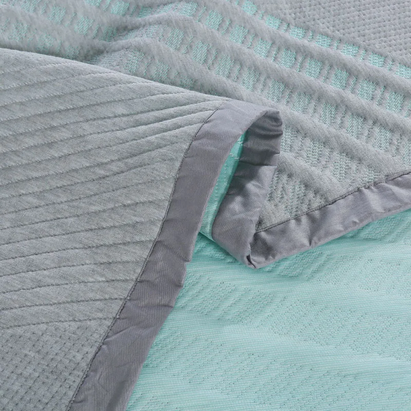 Waliicorners Luxury Knitted Cotton 3 Pieces Bedspread Comforter Set King Queen Size Bed Cover Set Mattress Topper Blanket With Pillowcases 68 HTB1kSKYaEuF3KVjSZK9q6zVtXXaU