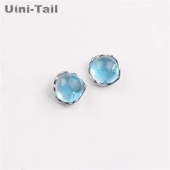 Uini-Tail hot new 925 sterling silver blue foam mermaid tear earrings Korean temperament wild dynamic high quality jewelry GN510
Uini-Tail hot new 925 sterling silver blue foam mermaid tear earrings Korean temperament wild dynamic high quality jewelry GN510