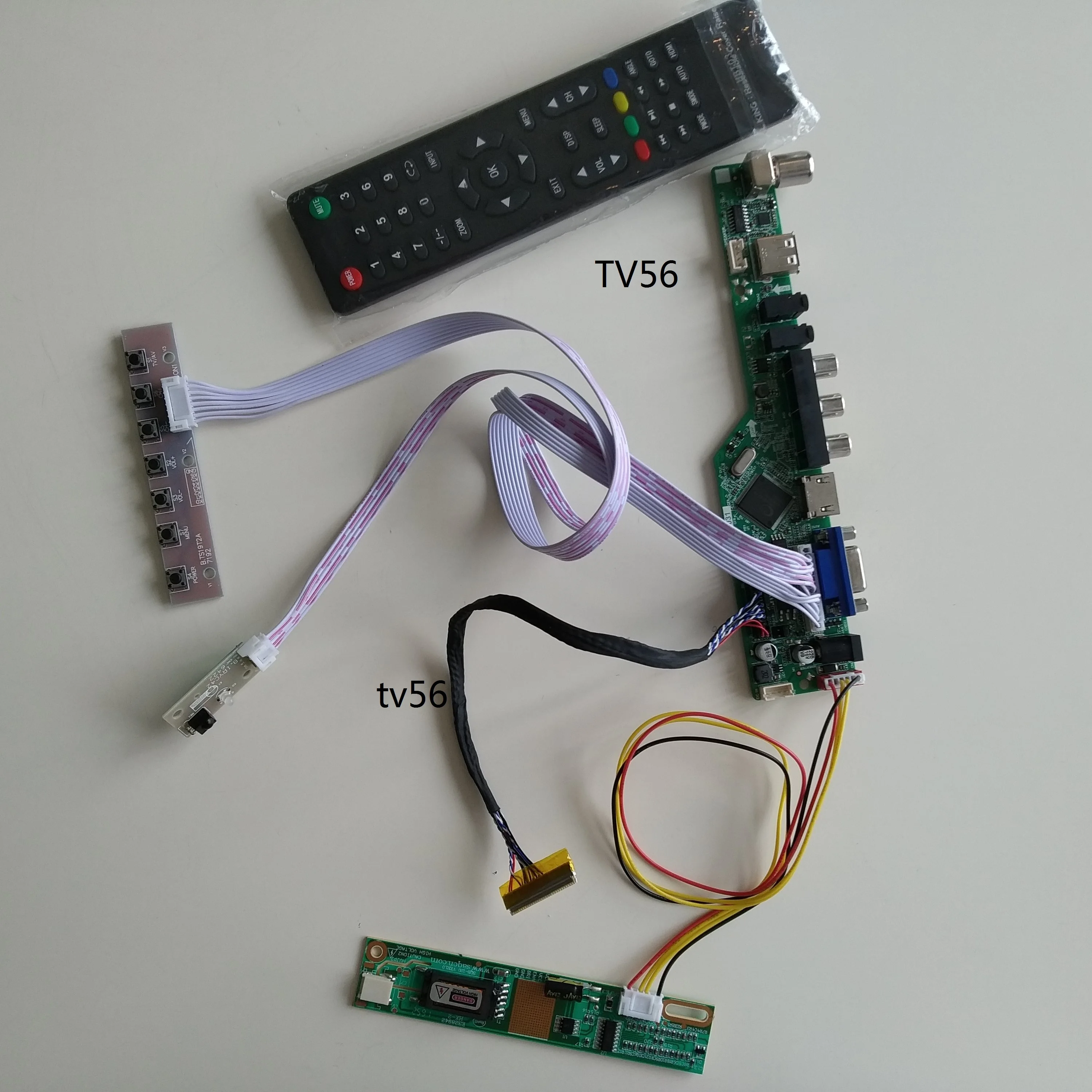 TV HDMI USB VGA AUDIO AV LCD LED 1 CCFL lamps Controller driver Board kit display For LP154WX4-TLCB 1280X800 15.4"
TV HDMI USB VGA AUDIO AV LCD LED 1 CCFL lamps Controller driver Board kit display For LP154WX4-TLCB 1280X800 15.4"