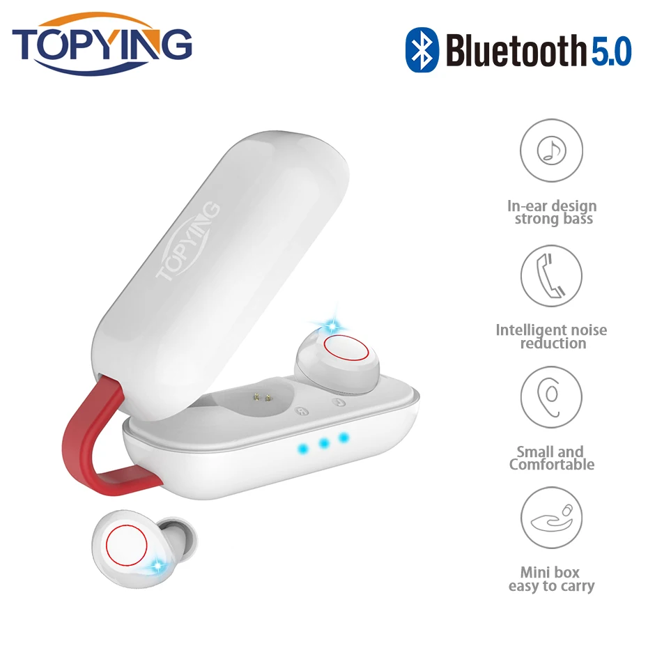 2019 Wireless Bluetooth Earphone Headset noise canceling Bluetooth 5.0 Stereo In-Ear Earbuds for Xiaomi Huawei For Ios Android
2019 Wireless Bluetooth Earphone Headset noise canceling Bluetooth 5.0 Stereo In-Ear Earbuds for Xiaomi Huawei For Ios Android