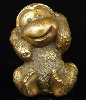 China Collectible Handwork Casting Bronze Verisimilitude Monkey Statue
China Collectible Handwork Casting Bronze Verisimilitude Monkey Statue