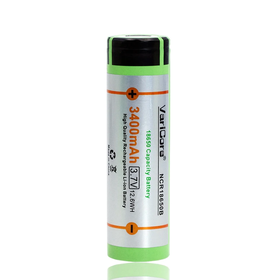 Varicore 18650 NCR18650B 3.7V 3400mAh Lithium Battery Electronic Cigarette Battery Power Tool Suitable for flashlight
Varicore 18650 NCR18650B 3.7V 3400mAh Lithium Battery Electronic Cigarette Battery Power Tool Suitable for flashlight