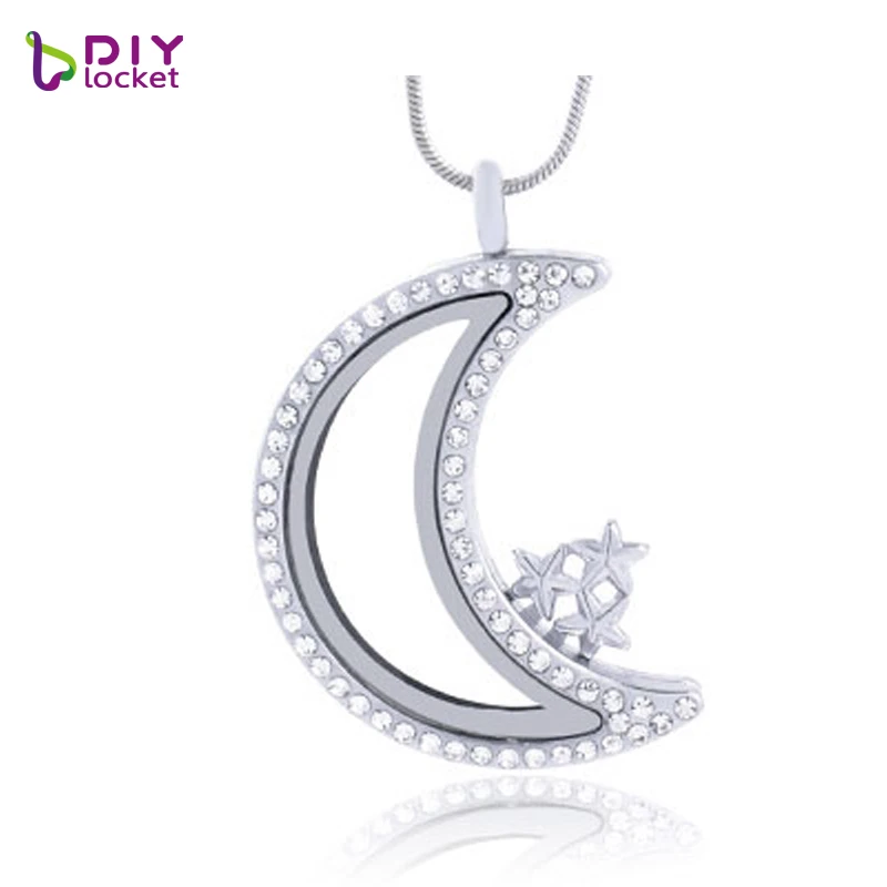 diylocket 1PCS Silver Moon magnetic glass floating charm locket pendant necklace Zinc Alloy (chains included for free)
diylocket 1PCS Silver Moon magnetic glass floating charm locket pendant necklace Zinc Alloy (chains included for free)
