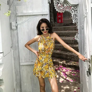 Ladies' Bathing Suit Swimsuits Womens Sexy Plus Size Bikinis One-Piece Swimsuit 2018 New Female Print Dress Swimming Bayan Mayo
Ladies' Bathing Suit Swimsuits Womens Sexy Plus Size Bikinis One-Piece Swimsuit 2018 New Female Print Dress Swimming Bayan Mayo